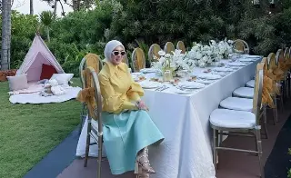 Syahrini Bikin Heboh di Ultah Princess R, Cincin Berlian yang Dipakai Ditaksir Tembus Rp116 Miliar