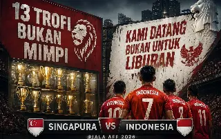 Jelang Timnas Indonesia vs Singapura, Media Singapura Pamer Trofi AFF dan Ejek Garuda: “Mereka Hanya Punya Satu Telur”