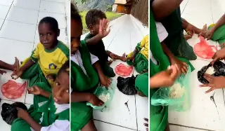 Empat Anak Papua, Satu Kantong Plastik Nasi Putih, dan Senyum yang Menampar Kita Semua