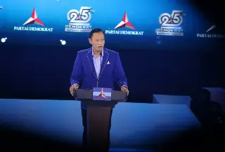 AHY Rayakan 25 Tahun Demokrat, tapi Banyak Kursi Ketum Partai yang Kosong