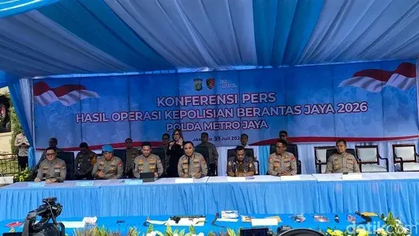 Operasi Berantas Jaya Ungkap 769 Kasus, Polda Metro Jaya Tangkap 729 Tersangka