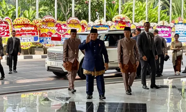 Prabowo Hadiri Pernikahan Kasespri Rizky Irmansyah, Datang Bersama Didit Hediprasetyo