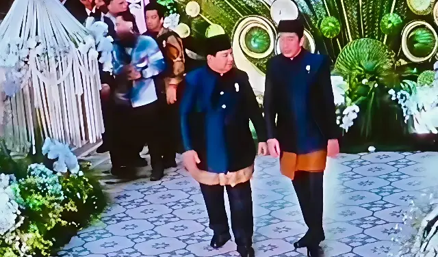 Akad Nikah Kasespri Prabowo Rizky Irmansyah dan Chika Yenalovy Khidmat, Prabowo-Jokowi Jadi Saksi