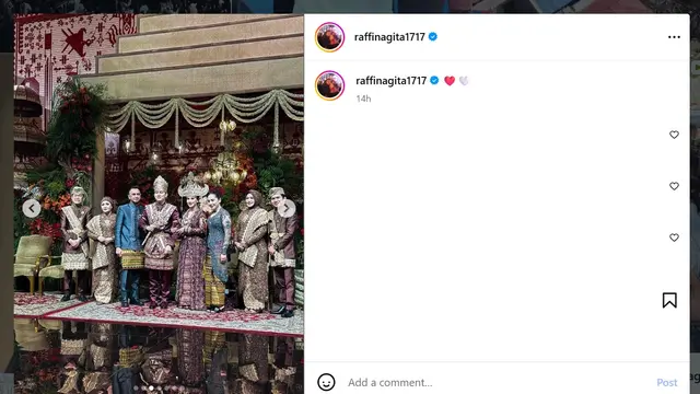 Raffi Ahmad Nagita kondangan sespri Prabowo