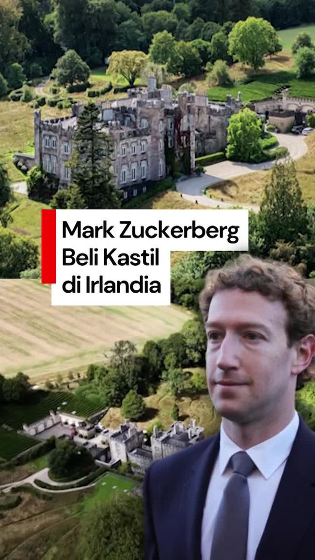 Mark Zuckerberg beli kastil Irlandia