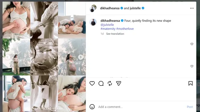 Julie Estelle maternity shoot anak kedua