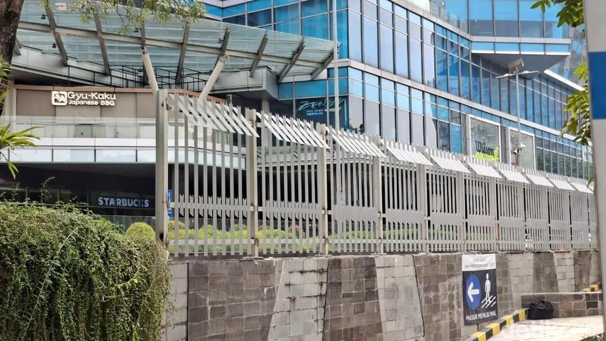 APPBI Ungkap Alasan Mal Pasang Pagar Tinggi, Bukan Hanya Soal Keamanan Demo