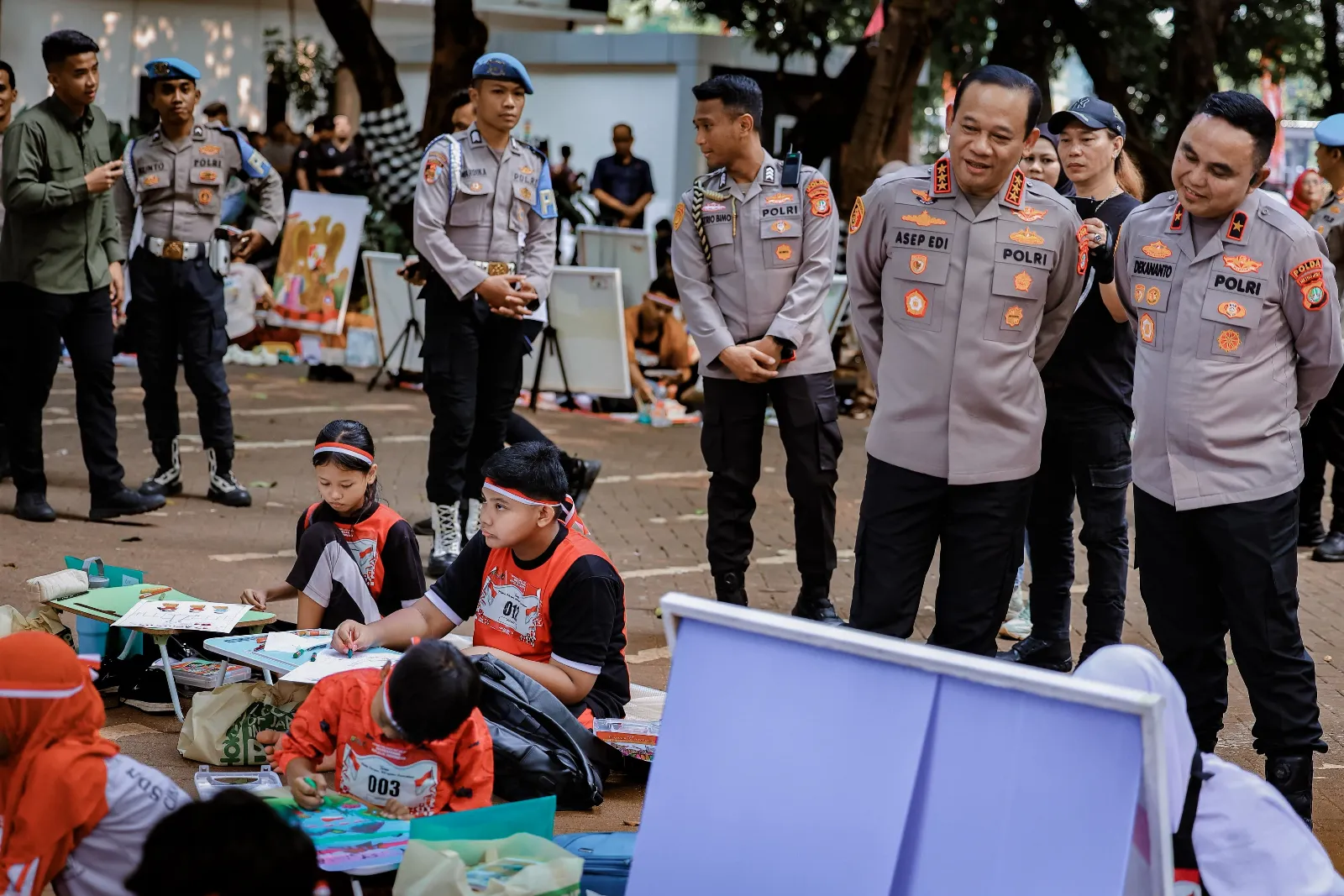 Semarak HUT ke-81 RI, Polda Metro Jaya Gelar Festival UMKM dan Lomba Melukis
