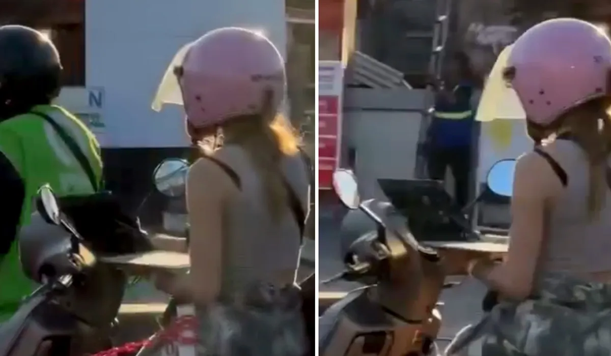 Antre Bensin Sambil Ngoding, Bule Ini Buktikan Canggu Emang Beda Level
