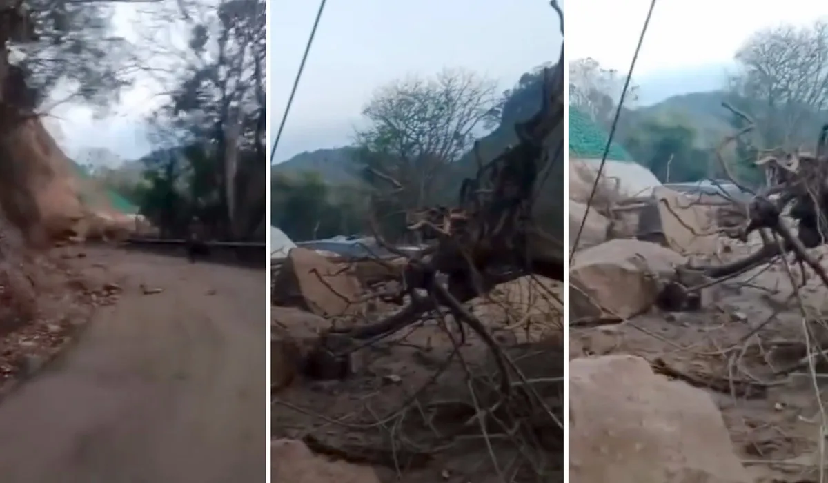 Video Jalan Trans Flores di Wae Lengga Putus Akibat Gempa M7,7