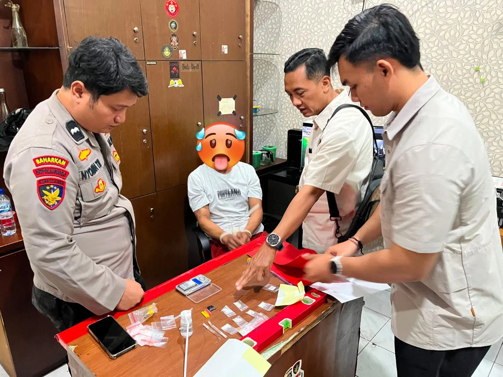 Warga Resah, Laporan Berujung Penangkapan Pengedar Sabu di Kos Belakang Warung Ikan Bakar Kedonganan