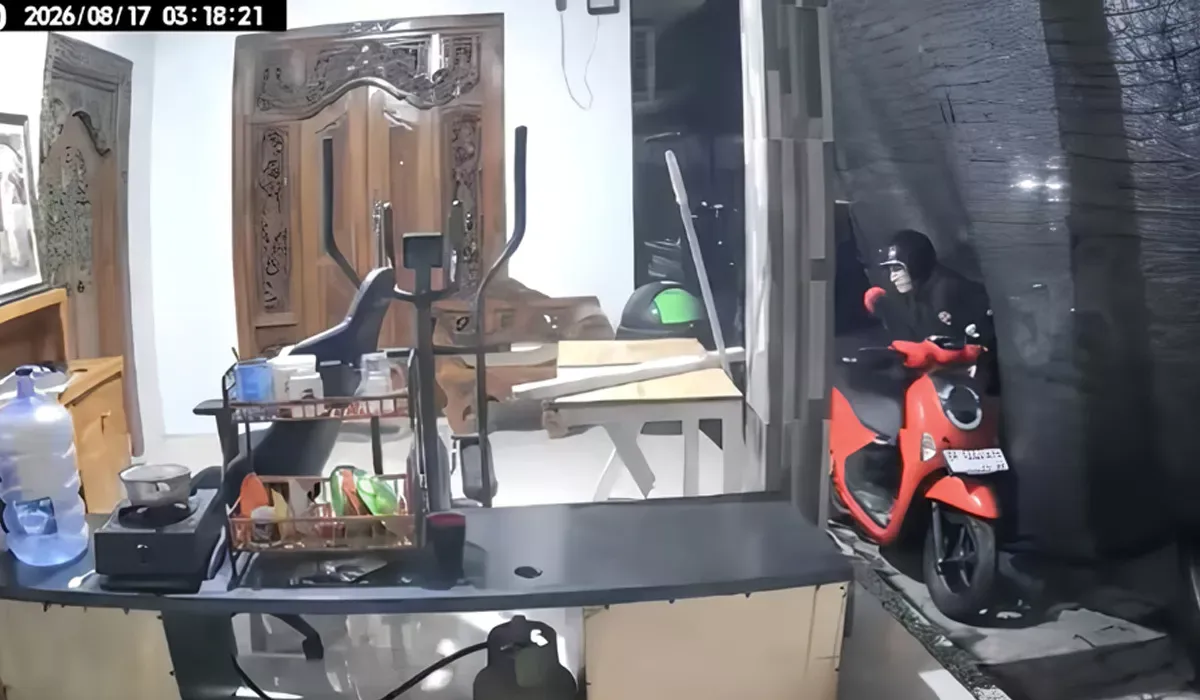Motor Digondol Maling di Kos Jimbaran, Ternyata Kunci Stang Lupa Dipasang