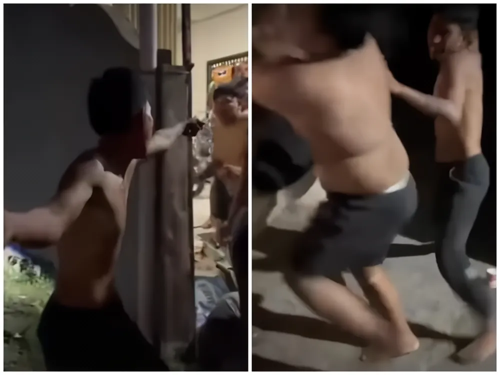 Viral 3 Orang Keroyok Pemuda di Karangasem Gara-gara Geber Motor