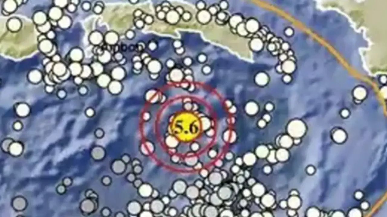 Gempa Magnitudo 5,6 Guncang Maluku Tengah