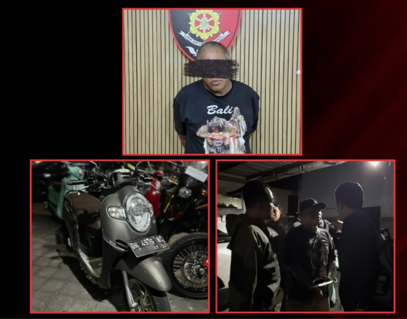 Motor Ditinggal 30 Menit di Pinggir Jalan, Langsung Raib: Begini Cara Resmob Polda Bali Ringkus Pelakunya