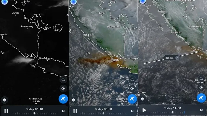 Kolom Erupsi Anak Krakatau Diduga Tembus Tropopause, Ini Artinya Buat Kita