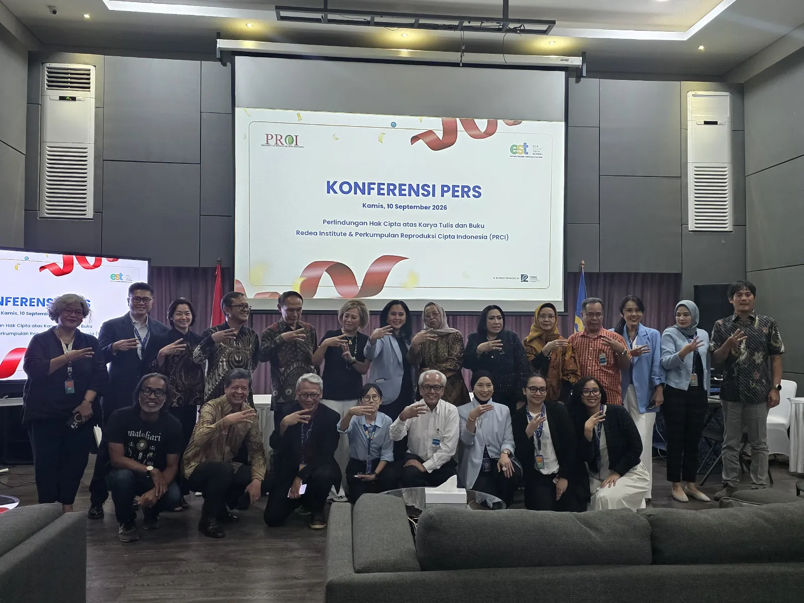 PRCI dan EcoSocioTech School Gaungkan Gerakan Moral Perlindungan Hak Cipta Buku