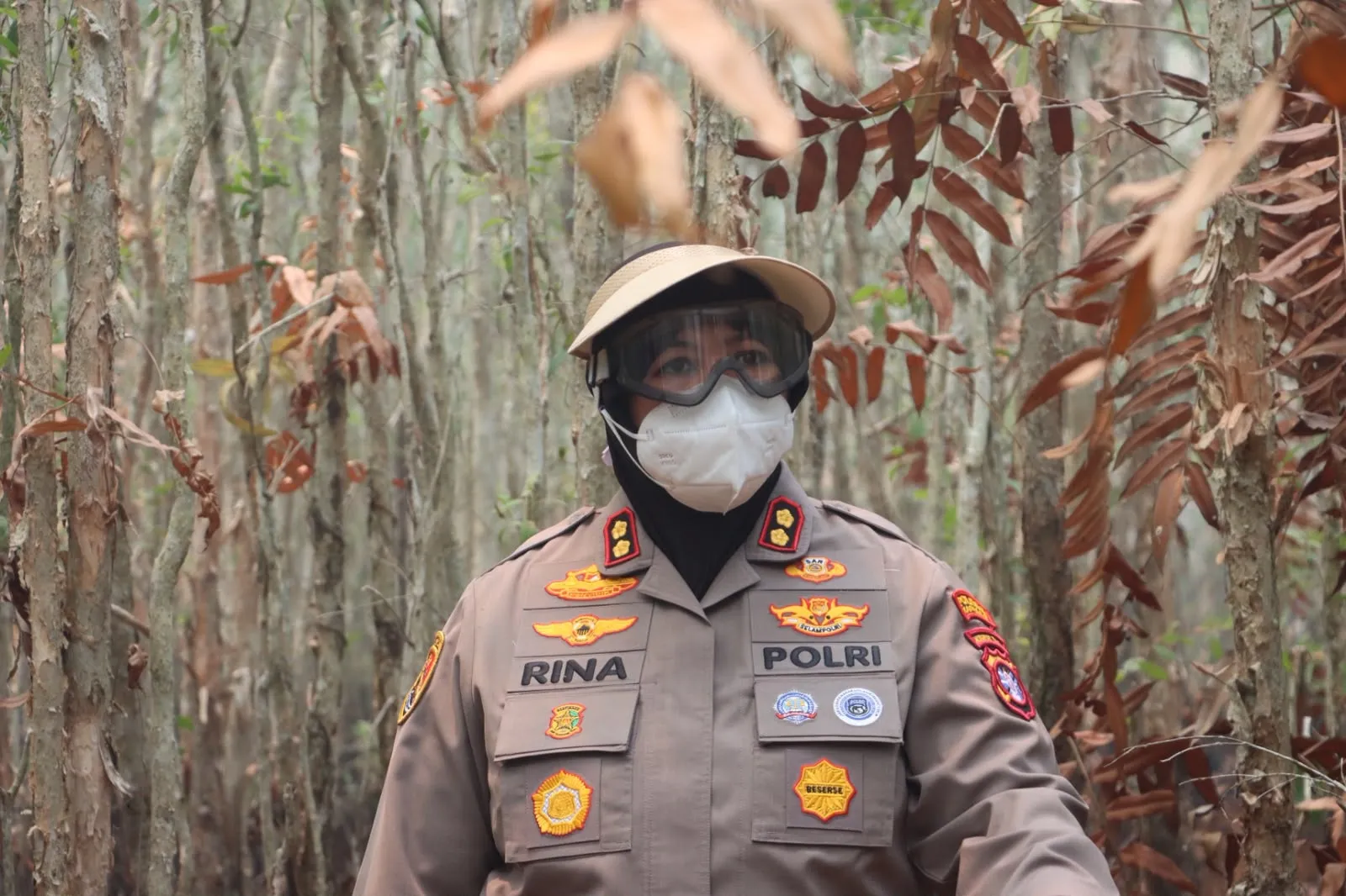 Gunakan X-Fire, Kapolres Kapuas Percepat Penanganan Karhutla di Sei Dusun