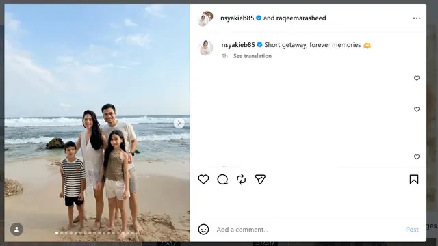 Nabila Syakieb Liburan Singkat Bersama Keluarga di Bali
